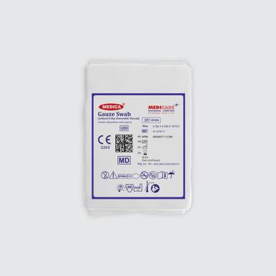 Medica Gauze Swab (5 cm x 5 cm x 16 Ply) 5's - Cotton Wool & Swabs