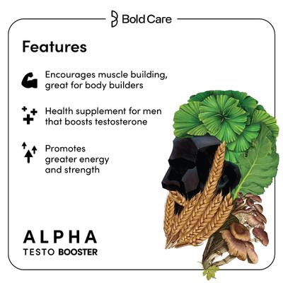 Bold Care Alpha Testo Booster Tablet 60's - Sexual Healthcare