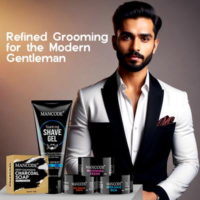 Mancode Shave Kit Gift Set - Complete Grooming Essentials for A Smooth, Revitalized Finish 1's - Makeup Kits & Sets
