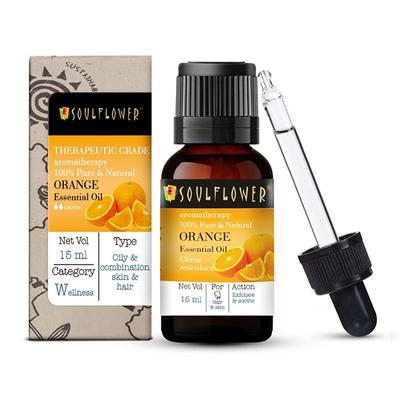 Soulflower Orange Essential Oil 15 ml (N) - Essential Oils