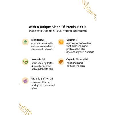 BabyChakra Nourishing Baby Massage Oil 100 ml - Lotions & Creams