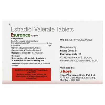 Esurance Tablet 28'S - Hormonal Therapy-Oes