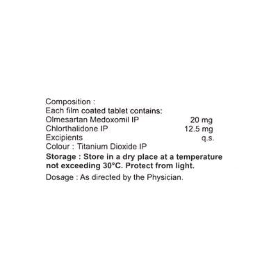 OLMETIME CT 20mg Tablet 10's - Hypertension-Ang