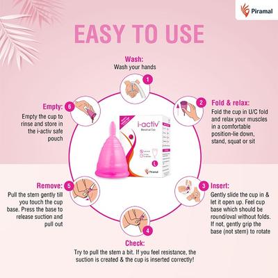 i-activ Menstrual Cup (S) - Menstrual Cups