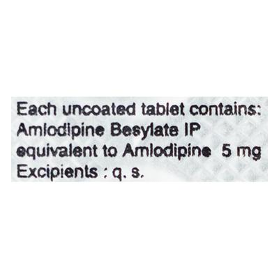 Amlopin 5mg Tablet 10'S - Hypertension-Cal