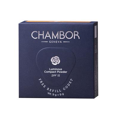 Chambor Luminous Compact Powder - Beige 03 18 gm - Compact Powder