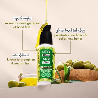 Love beauty And planet Olive oil & Peptide Bond Repair Damage Rescue Serum Creme - 50 ml - Hair Creams