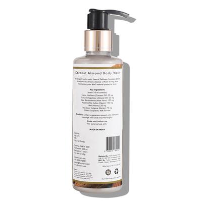 Fizzy Fern Body Wash - Coconut Almond with Milk & Honey 200 ml - Lotions & Creams