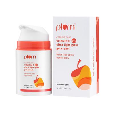 Plum 1% Vitamin C Ultra-Light-Glow Boosting Gel Cream with Alpha Arbutin & Polyglutamic Acid 50 ml - Face Creams