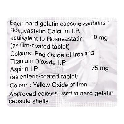 Unistar 75mg Capsule 10'S - High Cholesterol-Dys
