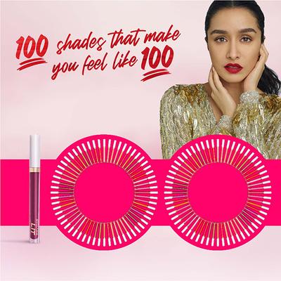 MyGlamm LIT Liquid Matte Lipstick-Perk Up 3 ml - Lipsticks