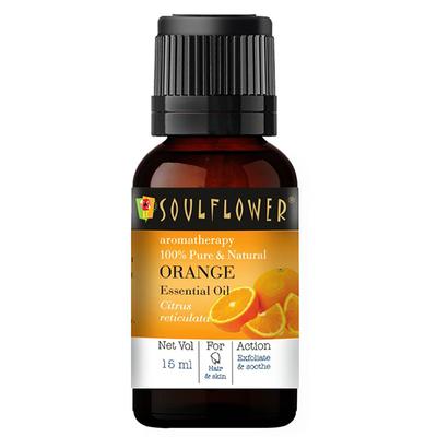 Soulflower Orange Essential Oil 15 ml (N) - Essential Oils