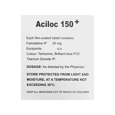 ACILOC 150+ Tablet 30's - Ulcer/Reflux/Flatulence-Aaa