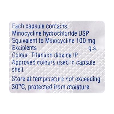Minoz OD 100mg Capsule 10'S - Bacterial Infections-Tet