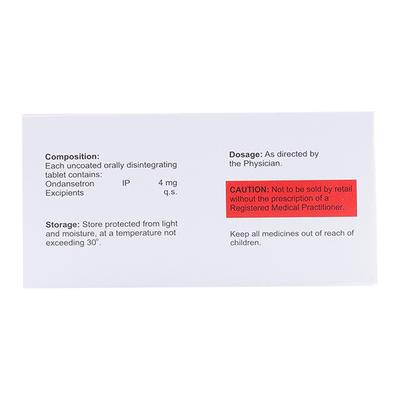 VOMISHIELD MD 4 Tablet 10's - Vomitting/Emesis-Ant