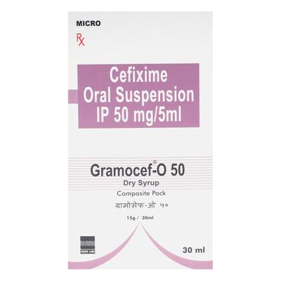 Gramocef O 50mg Suspension 30ml - Bacterial Infections-Cep