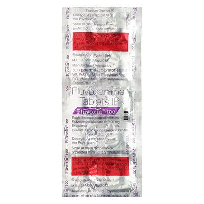 Fluvoxin 100mg Tablet 10'S - Depression-Ant
