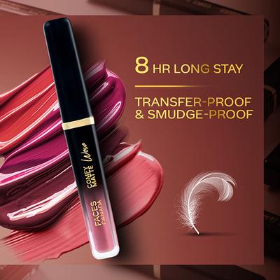 Faces Canada Comfy Matte Wow Liquid Lipstick - Pink PetaL 09 3.8 ml - Liquid Lipsticks