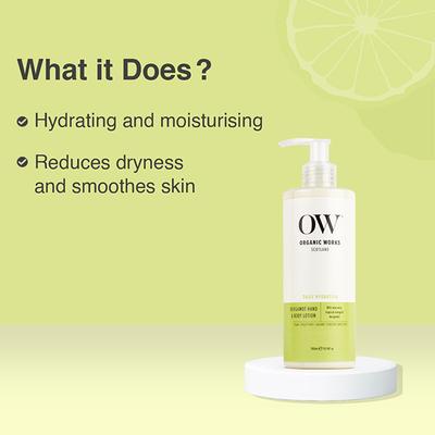 Organic Works Bergamot Hand & Body Lotion 300 ml - Lotions & Creams