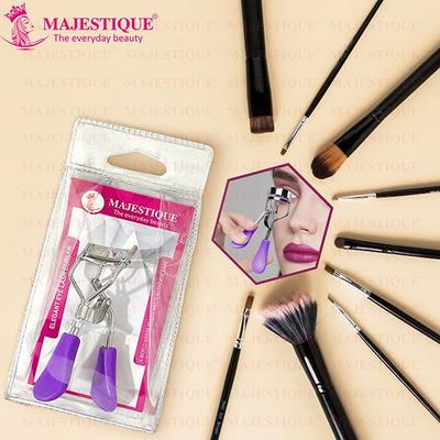 Majestique Premium Elegant Eyelash Curler Non-Slip Lashes Curler Fit All Eye Shape Curved Lash Curler 1's - Eyelash Curlers