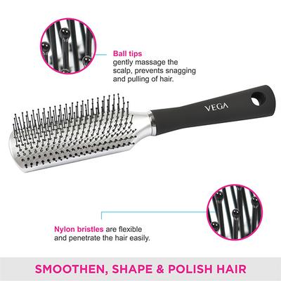Vega Flat Brush (R10 - FB) 106 gm - Hair Brushes