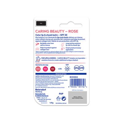 Nivea Lip-Care Caring-Beauty-Rose 4.8 gm - Lip Balms