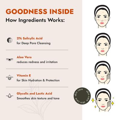 Alziba Cares Face Wash - Acne Care 100 ml - Face Washes