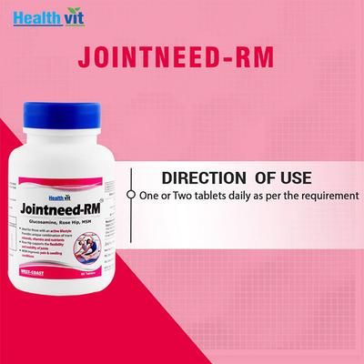 Healthvit Jointneed-RM Glucosamine-Tablets 60's - Calcium And Minerals