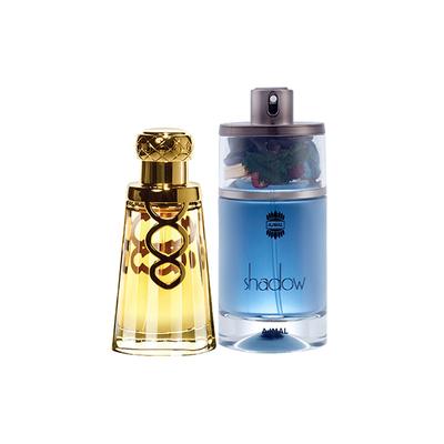Ajmal Khallab EDP Woody Oudh Perfume And Shadow Him EDP Spicy Woody Perfume 125 ml - Perfumes (Edt/Edp)