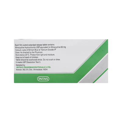 Minotas ER 65mg Tablet 10'S - Bacterial Infections-Tet