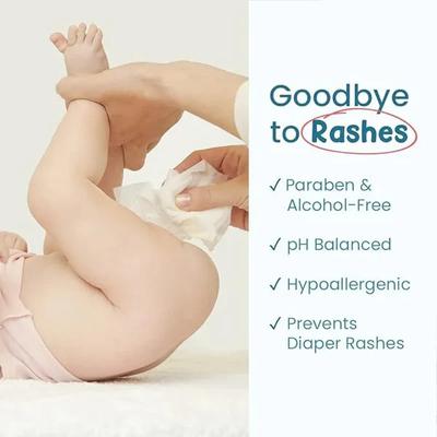 Mother Sparsh 98% Water Based Wipes 80's - Diapers & Wipes