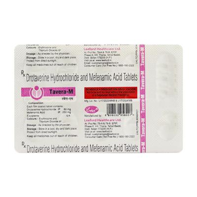 Tavera M Tablet 10'S - Muscle Spasm-Ant