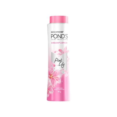 Pond's Dreamflower Fragrant Talcum Powder, Pink Lily 50 gm - Talcum Powders