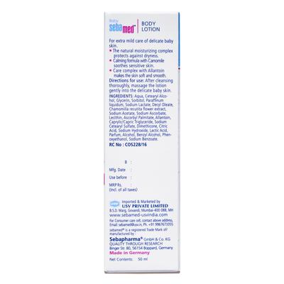 SEBAMED BABY Lotion 50ml - Creams, Lotions & Oils