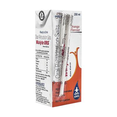 WALYTE ORS ORANGE FLAVOUR Liquid 200ml - Supplements-Sup