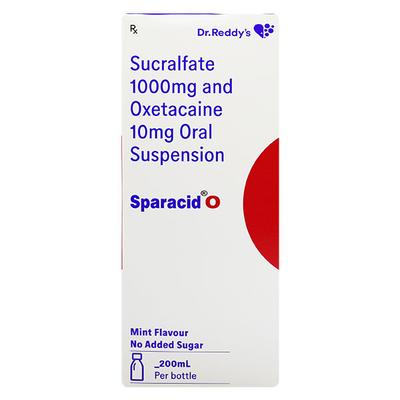 SPARACID O MINT FLAVOUR Suspension 200ml - Ulcer/Reflux/Flatulence-Aaa