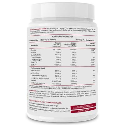Onelife Preworkout Powder - Blueberry 100 gm - Workout Essentials