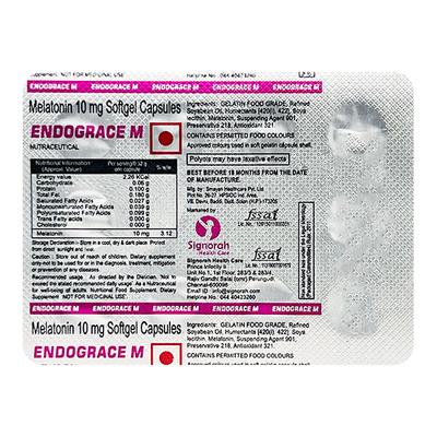 ENDOGRACE M Softgel Capsule 10's - Supplements-Sup