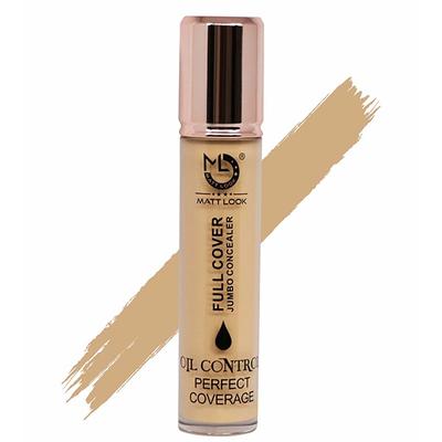 Matt Look Full Cover Jumbo Concealer Oil Control Perfect Coverage, Beige 11 ml - Concealer