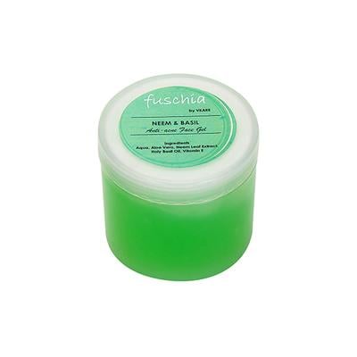 Fuschia Anti Acne Face Gel - Neem & Basil 100 gm - Face Gels