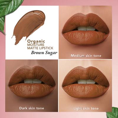Organic Harvest Moisture Matte Lipstick - Brown Sugar 4 gm - Lipsticks