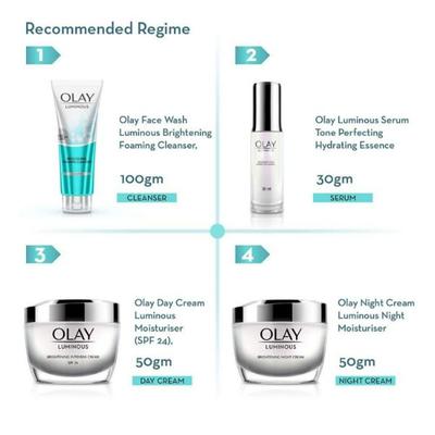 Olay Luminous Brightening Foaming Cleanser 100gm - Scrubs & Exfoliants