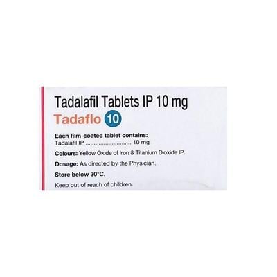Tadaflo 10mg Tablet 10'S - Impotence/Erectile Dysfunction (Ed)