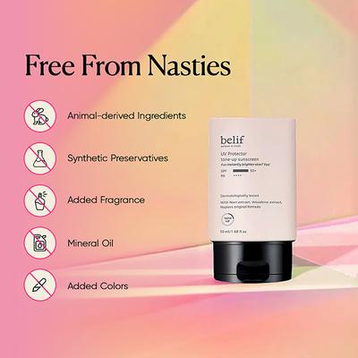 Belif UV Protector Tone-Up Sunscreen SPF 50+ PA++++ 50 ml - Face Sunscreen