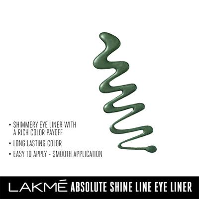 Lakme Unreal Precision Liquid Eye Liner, Sparkling Olive, 4.5ml - Eyeliners