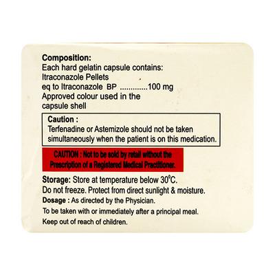 ITRATOP 100mg Capsule 10's - Fungal Infections-Anf
