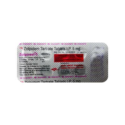 Zolpirest 5mg Tablet 10'S - Hypnosis-Hyp