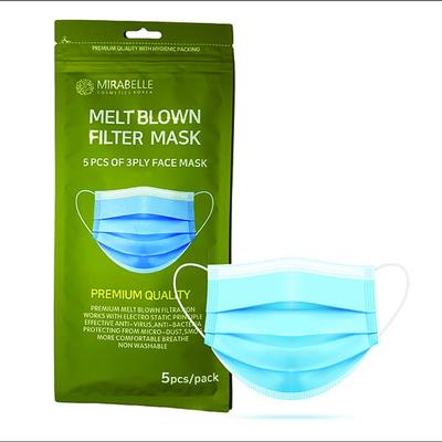 Mirabelle Korea Melt Blown Filter 3 Ply Mask 5' s - Face Packs