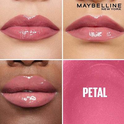 Maybelline New York Lifter Gloss Moisturizing, Tinted Lip Gloss With Hyaluronic Acid, Petal 5.4 ml - Lip Glosses