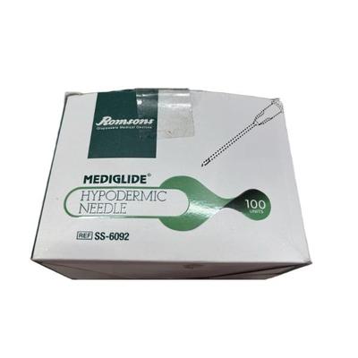 Romsons Disposable Mediglide Hypodermic Needle (SS 6092) (24 G x 1.0) 1's - Syringes And Needles